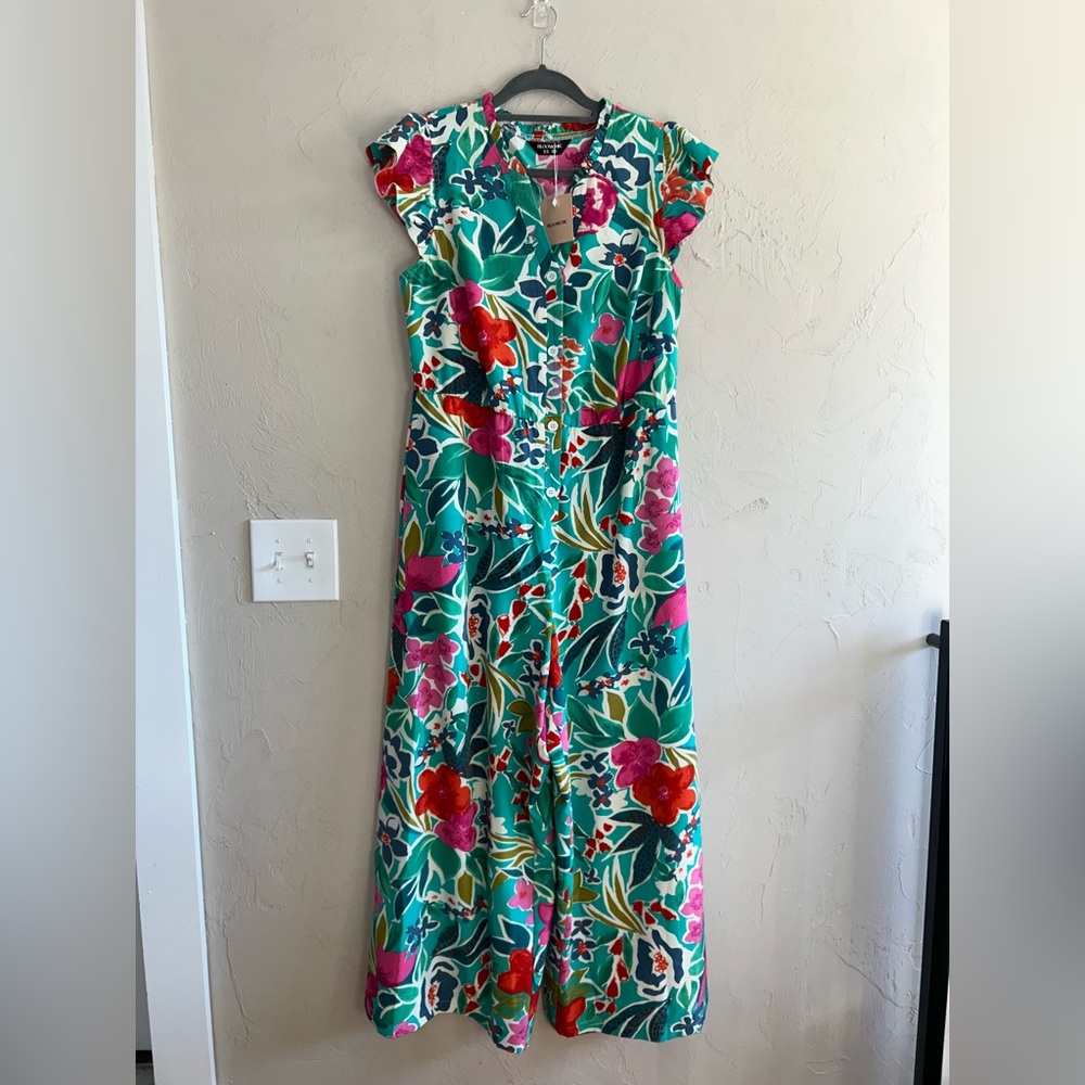 Bloom Chic floral  jumpsuit